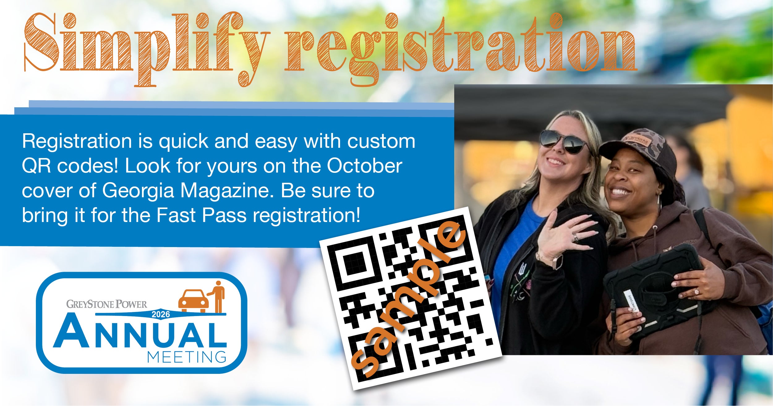 Annual Meeting simplify registration